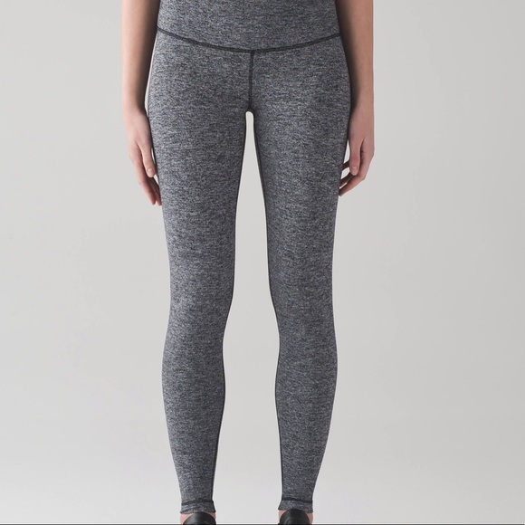 Lululemon heathered black leggings Clearance